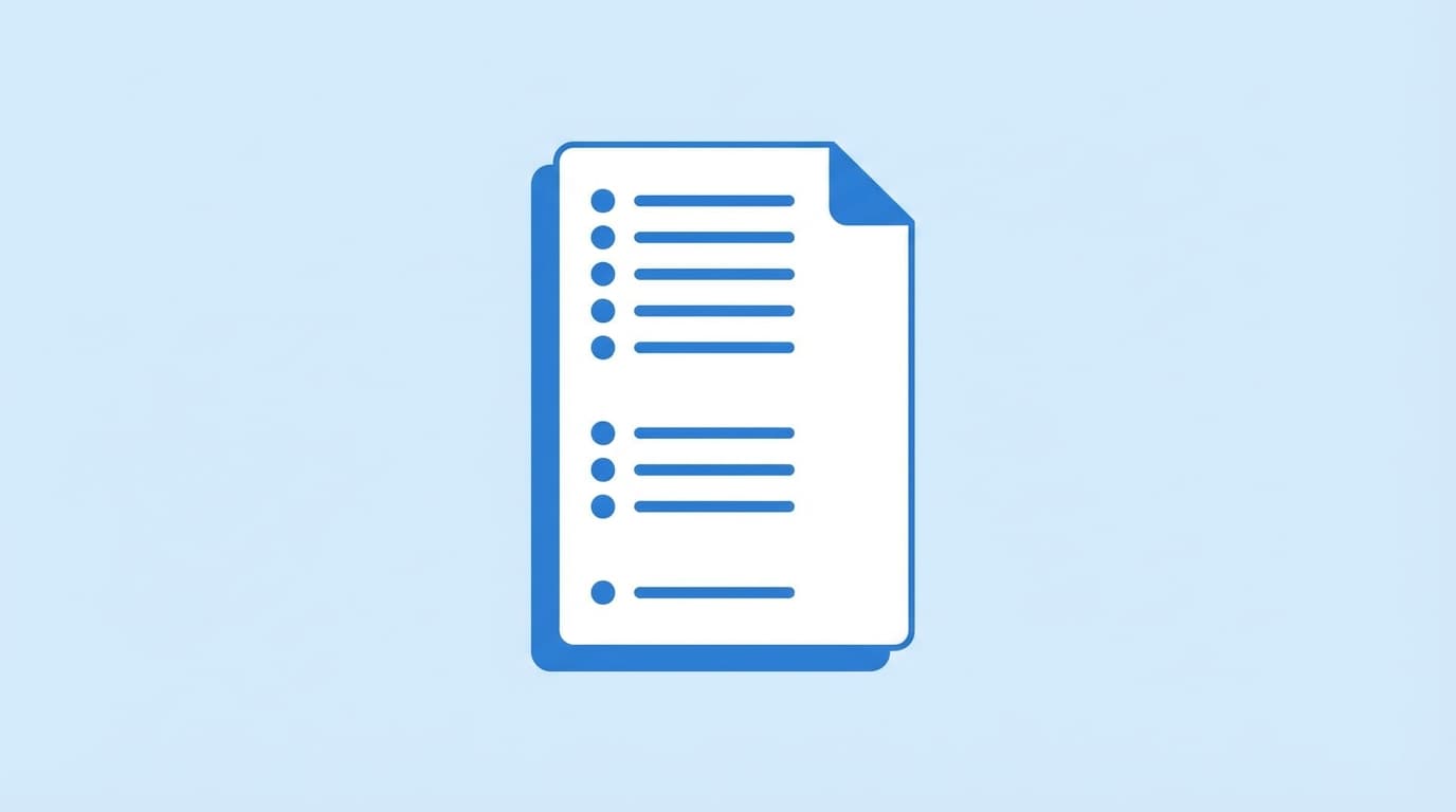 Illustration showing the ideal number of bullet points on a resume